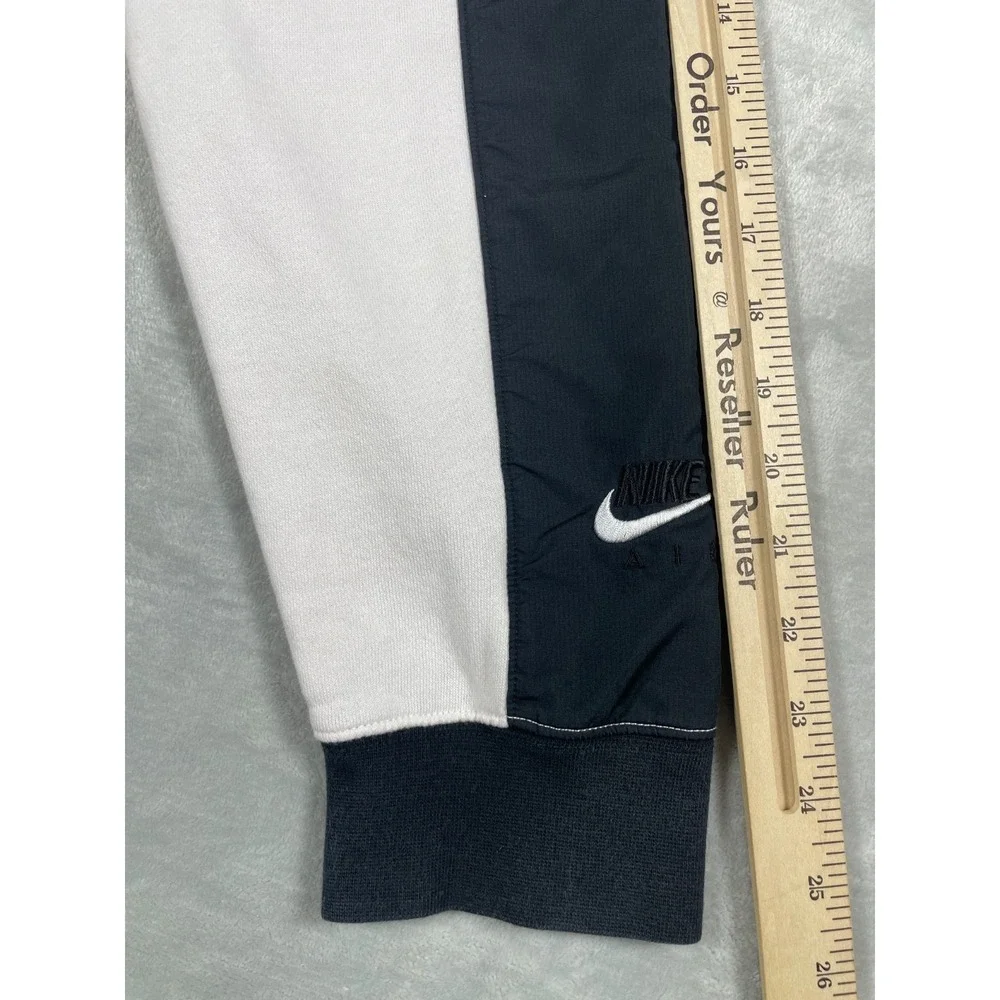 Nike Air Hoodie Men XL Red White Colorblock Full Zip Swoosh Vintage Style